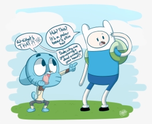 Gumball Meets The Human By Arachnide Pool - Gumball Finn #907016