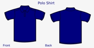 Dark Blue Polo Shirt Tempalte Svg Clip Arts 600 X 307 #907128