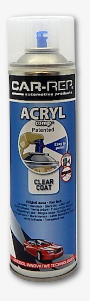 Autolak Acrylcomp Čer Satin 500ml #907844