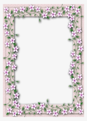 Delicate Png Transparent Flower Frame - Transparent Flower Photo Frame #908230