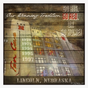 “husker Memorial Stadium” Canvas - Memorial Stadium #909410