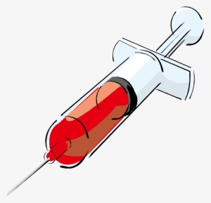 Clip Art Cartoon Syringe Clipart - Arterial Blood Gas Clip Art #909612