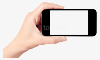 Free Png Hand Holding Smartphone Png Images Transparent - Hand In Mobile Png #9000786