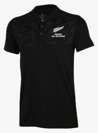 Maori All Blacks Polo - Basic Mens Black Tee #9001132