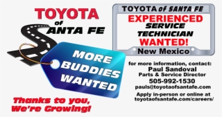 Service Technician - Toyota Of Santa Fe #9002194