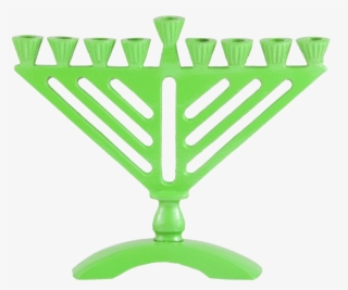 Rambam Style / Green - Birthday Candle #9002392