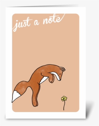 Just A Note From A Fox - Mustang Horse #9002821