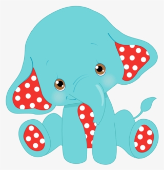 Sublimation Transfer Animal Baby Blue Elephant With - Illustration #9002977