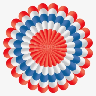 Free Png Download Usa Rosette Decor Clipart Png Photo - Blue Color Ribbon Medals #9004468