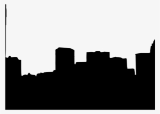 Skyscraper Clipart Silhouette - Skyscraper City Black And White #9004713