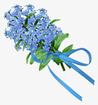 Forget Me Not In Bouquets - Forget Me Nots Transparent #9005272