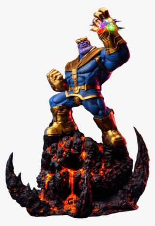 Thanos Triumph Stylised 1/10th Scale Diorama Statue - Thanos #9006296