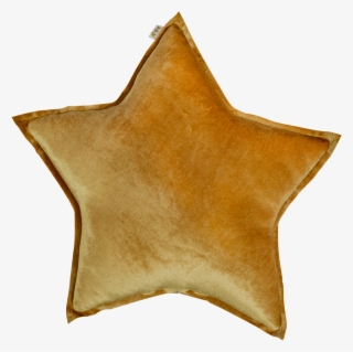 Star Cushion Velvet S024 Cut Out V=1527696008 - Kussen Goud Ster #9006650