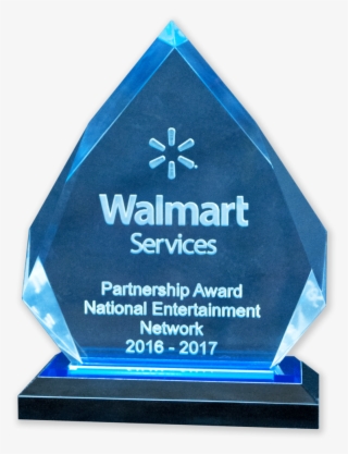 National Entertainment Network Receives Walmart's Services - Trophy #9007205