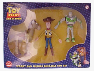 Disney's Toy Story Woody, Buzz Lightyear And Bullseye - Toy Story Toys Woody Bullseye #9007317