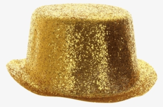 Gold Glitter Top Hat - Party Hat #9007507
