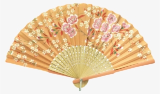 Orange Souvenir Of Big Spring, Texas Hand Fan - Amber #9007691