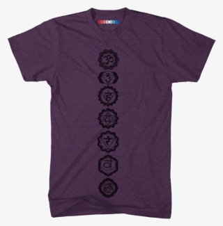 7 Chakras Purple Shirt - Chakras #9007724