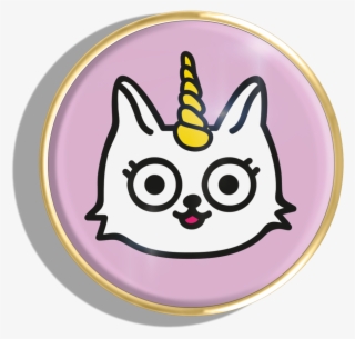 Unicorn Cat - Gold - Cartoon #9007933