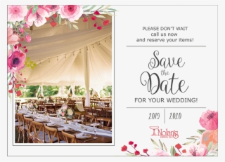 Save The Date For Your Wedding - Garden Roses #9007940
