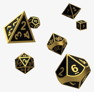 Oakie Doakie Dice Rpg Set Metal Dice - Dice #9009496
