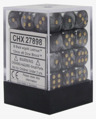 Lustrous Black With Gold 12mm D6 - Chinese Herb Tea #9009576