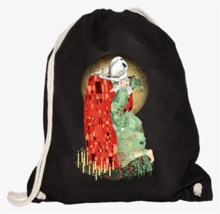 Saqman The Bloody Kiss Sonstiges Turnbeutel Schwarz - El Beso De Klimt Dracula #9010071