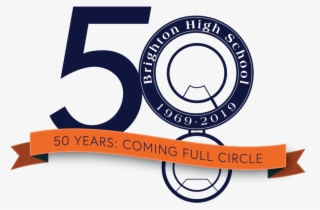 Brighton 50th Logo Blueorange Brighton 50th Logo Bo - Circle #9010237 Brighton 50th Logo Blueorange Brighton 50th Logo Bo - Circle #9010237