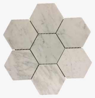 Bianco Carrara 5" Hexagon Mosaic Polished - Floor #9010483