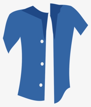 Ropa Vector Png - Shirt With Button Clipart #9011330