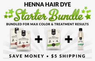Henna Hair Dye Starter Bundle - Plastic Bottle #9011910