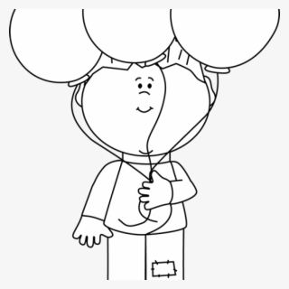 Balloon Black And White Clip Art Clip Art Black And - Clip Art #9013748