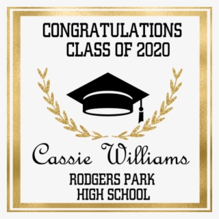 Graduation Gold Personalized Candle - Poster #9014232