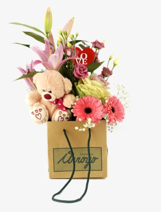 Bossa Amb Centre De Flor Variada - Bouquet #9014346