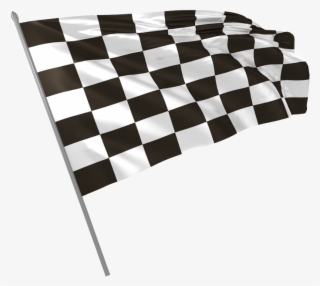 Picture Of Finish Flag - Real Checkered Flag #9014971
