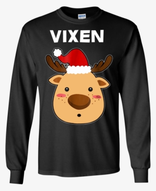 Discover Cool Santa Reindeer Vixen Christmas Pjs Shirt - T-shirt #9015151