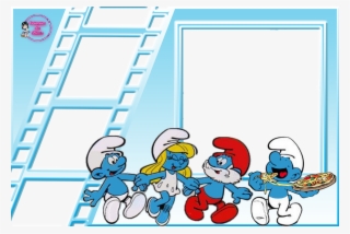 3 Cópia Smurfs, 1st Birthdays, Bullet Journal - Borders Smurfs #9015873