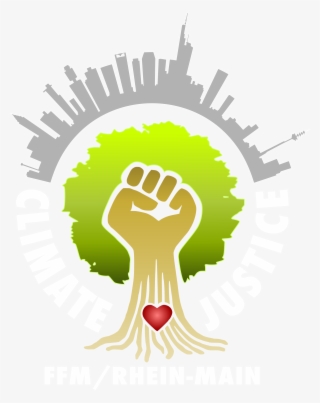 8 Climate Justice Logo Rgb For Dark Background - Illustration #9015963