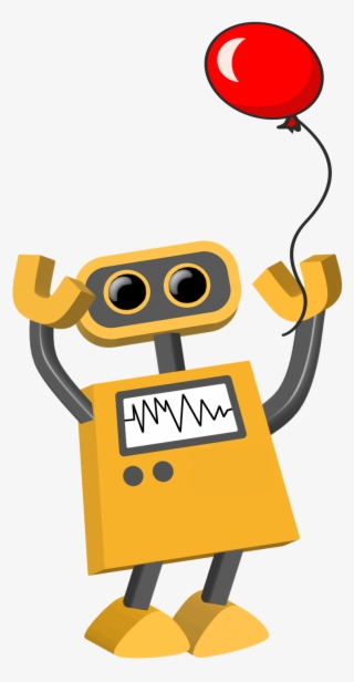 Balloon Bot - Robot Transparent Background Clipart #9017061