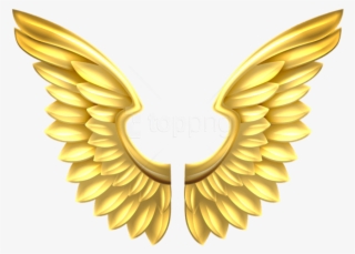 Free Png Download Gold Wings Transparent Clipart Png - Golden Angel Wings Png #9017062