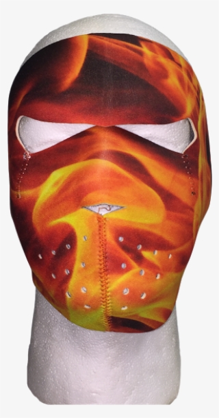 Flame Inferno Full Face Mask - Face Mask #9017162