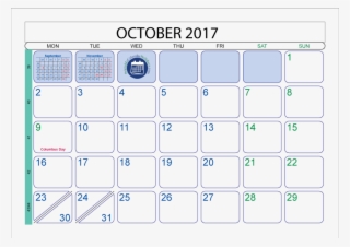 October 2017 Printable Calendar Template - August 2011 Calendar Printable #9017416