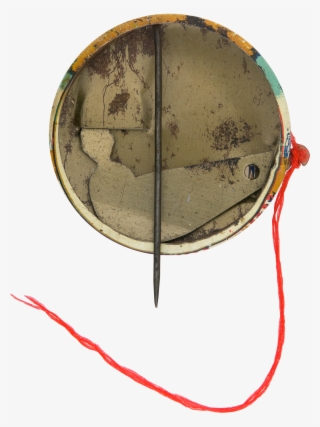 Let's Pull Together Button Back Innovative Button Museum - Circle #9018326