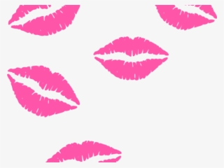 Kiss Clipart Light Pink Lip - Lips Clipart Black And White #9018836
