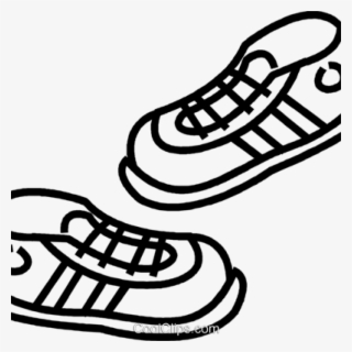 Running Shoes Clip Art Running Shoes Royalty Free Vector - Running Shoe Clip Art #9018871