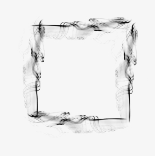 Ink Smoke Border Box Png And Psd - Smoke Border #9019337