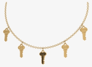 Colar Chaves Dourada N Ccn - Necklace #9020004