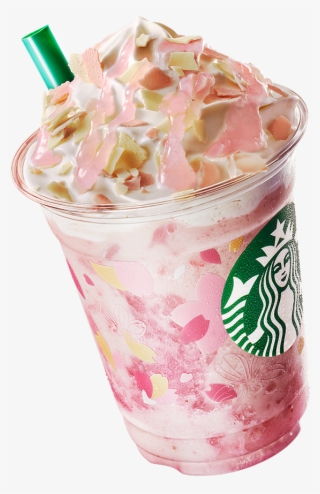 Tea Coffee Drink Starbucks Latte Free Download Image - Sakura Strawberry Pink Mochi Frappuccino #9020839