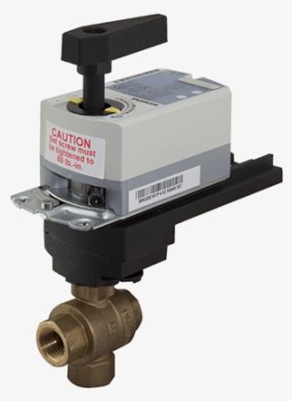 3 Way Siemens Ball Valve With Modulating Siemens Actuator - Valve #9021218