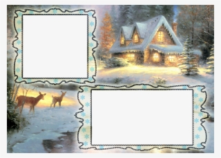 Molduras Png Natalinas - Thomas Kinkade #9021575